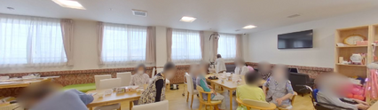 介護施設の居心地の良い居間