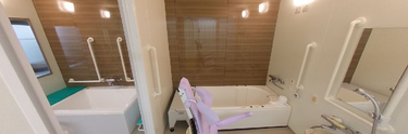 職場となる綺麗なバスルーム