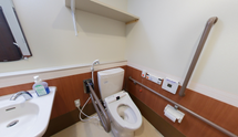 清潔感あるトイレ施設