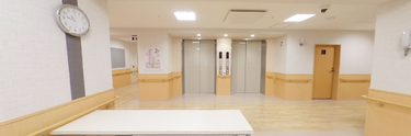 介護施設の共用エリアの内観