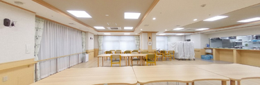 清潔で広々とした施設共有エリア