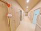 充実施設の廊下
