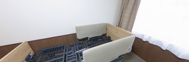 介護施設の居室の内装と設備