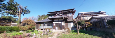 庭付き介護施設の外観