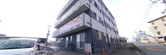 介護施設周辺の通りと建物