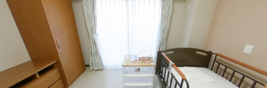介護施設の居室の内部