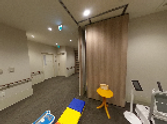充実設備の介護スタッフ共用スペース