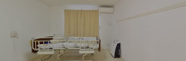 老人ホームの居室の内観