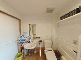 ゆったりとした快適なトイレスペース