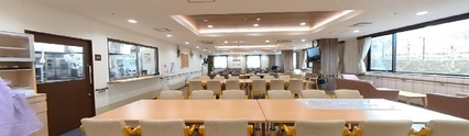 居心地の良い職員用ダイニング