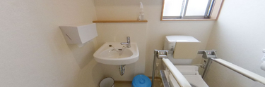 安心設計のトイレ設備