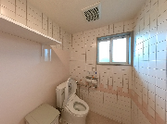 ゆとりあるトイレスペース