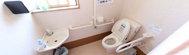 サポート充実のトイレ施設