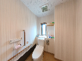 ゆとりのあるトイレ空間