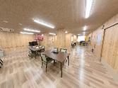 共用エリアを備えた建物の入り口