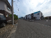 ゆったり通路のある施設入口
