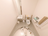 バリアフリーのトイレ空間