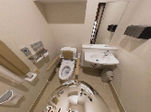 ゆとりのあるトイレ空間
