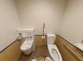 ゆったりとしたトイレスペース
