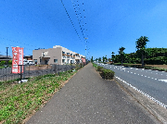 ゆったりとした散歩道
