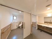 円形のトイレ空間