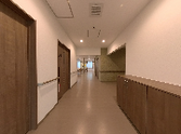 広々とした廊下