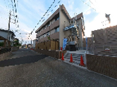 整備された街の一角
