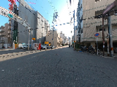 明るい街並み