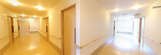 施設内勤務のための廊下