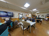 介護施設内の日常風景