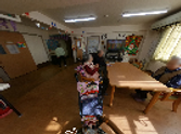 広々とした共用スペース、日常
