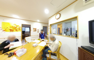 介護施設の共用スペース