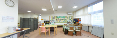 ケア施設の居心地の良い居間