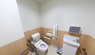 バリアフリー対応のトイレ内部