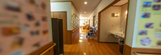 広々とした明るい廊下の風景