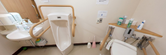 介護施設の機能的なトイレ空間
