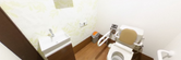 介護施設のトイレ内部