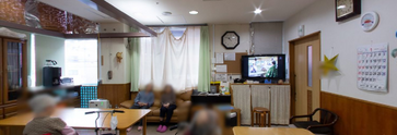 介護施設の日常の風景