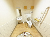 清潔感あるトイレの仕事場