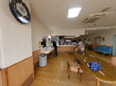 明るいケア施設の共有部
