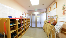 居心地の良い介護施設の受付
