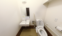 安全なトイレ設備あり