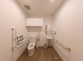 温かみのあるトイレ空間