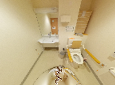 清潔感のあるトイレスペース