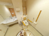 バリアフリーのトイレ設備