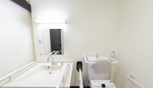 安全配慮されたトイレ施設