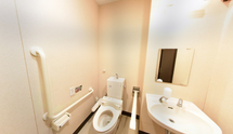 清潔感あるトイレの様子