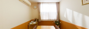 介護施設内のきれいな部屋