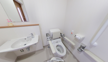 清潔な洗面トイレ設備