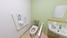清潔なトイレスペース